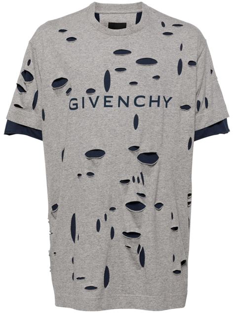 Givenchy Distressed Layered T